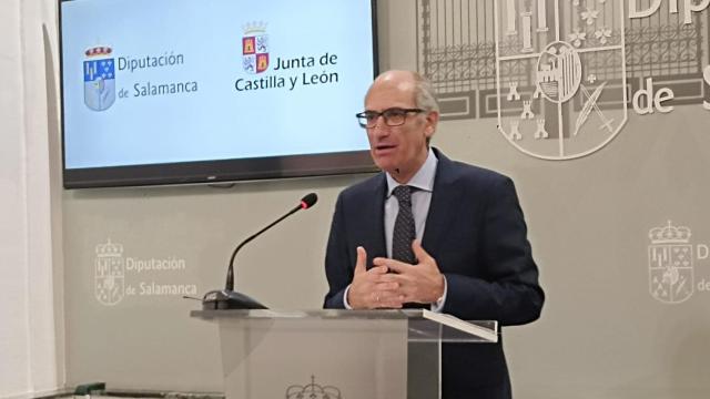 El presidente del PP de Salamanca y de la Diputación, Javier Iglesias