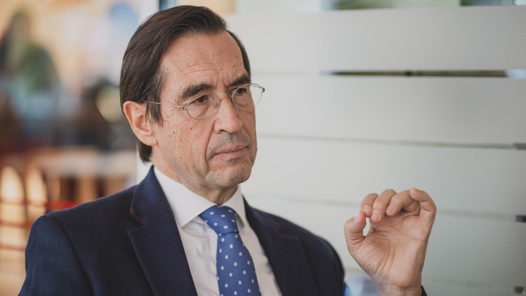 Mario Alonso Puig durante una entrevista con EL ESPAÑOL