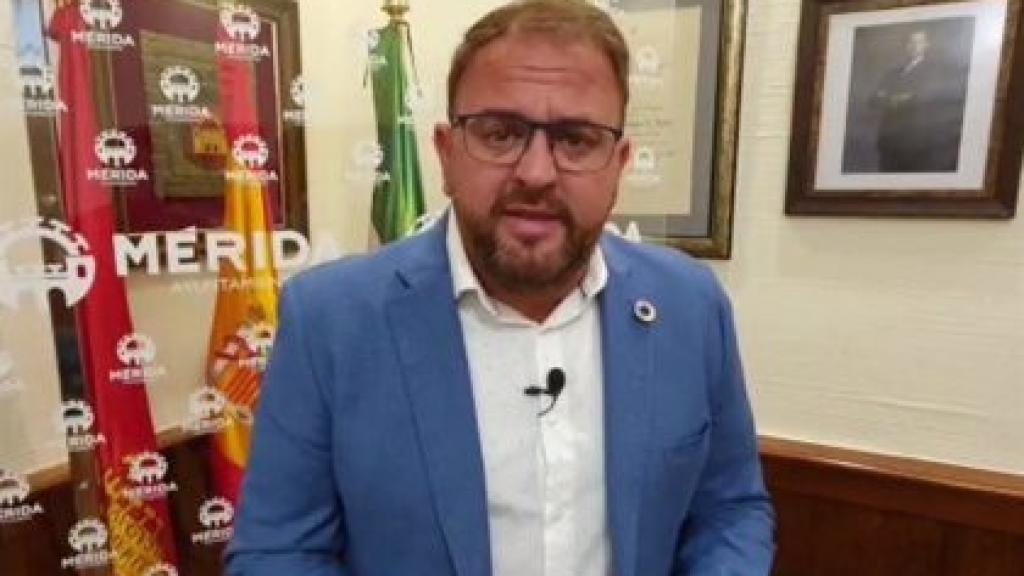 Antonio Rodríguez Osuna, alcalde de Mérida.
