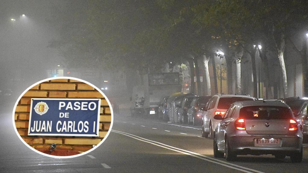 Calle Juan Carlos I, en Valladolid