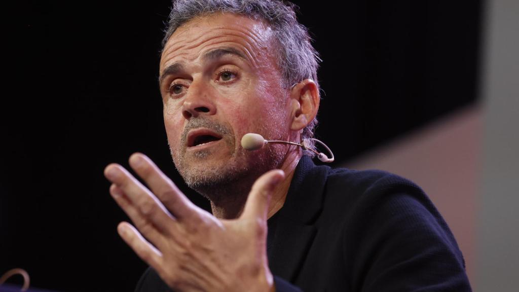 Luis Enrique durante la rueda de prensa tras anunciar la convocatoria.