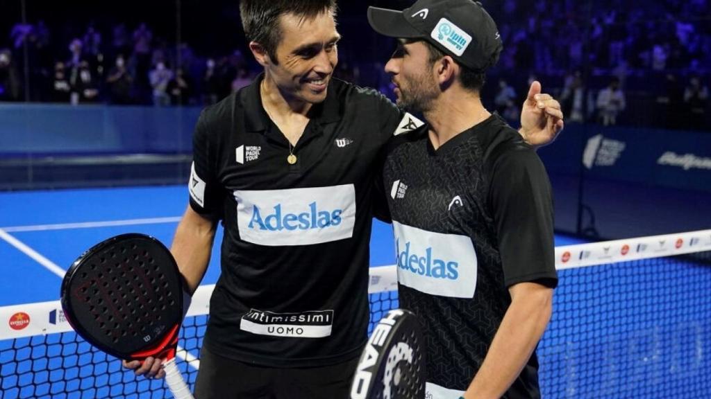 Fernando Belasteguín y Sanyo Gutiérrez en el Adeslas Madrid Open 2021