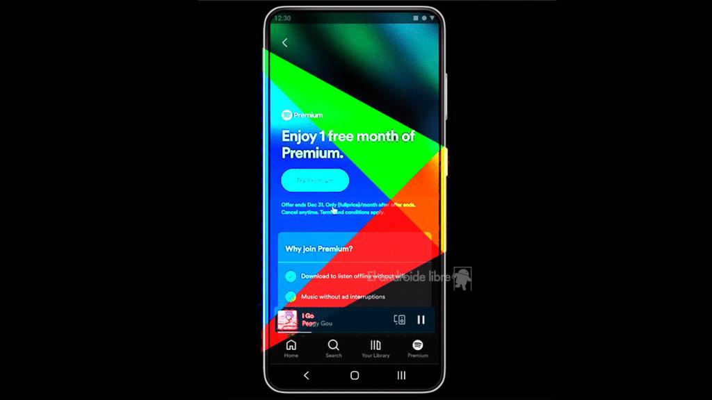 Spotify comienza a ofrecer su método de pago en la Google Play Store
