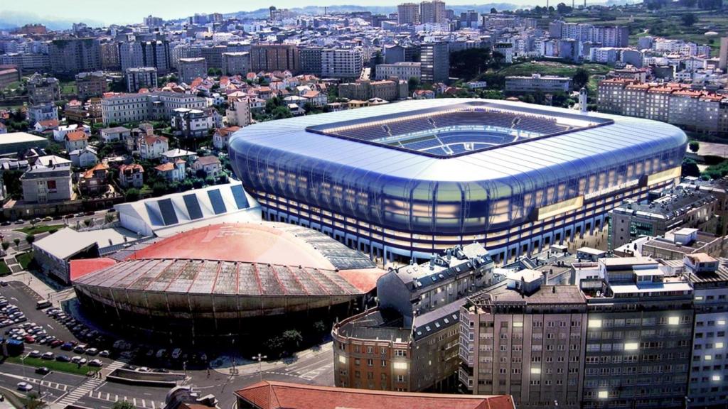 Así sería el futuro estadio de Riazor para el Mundial 2030.