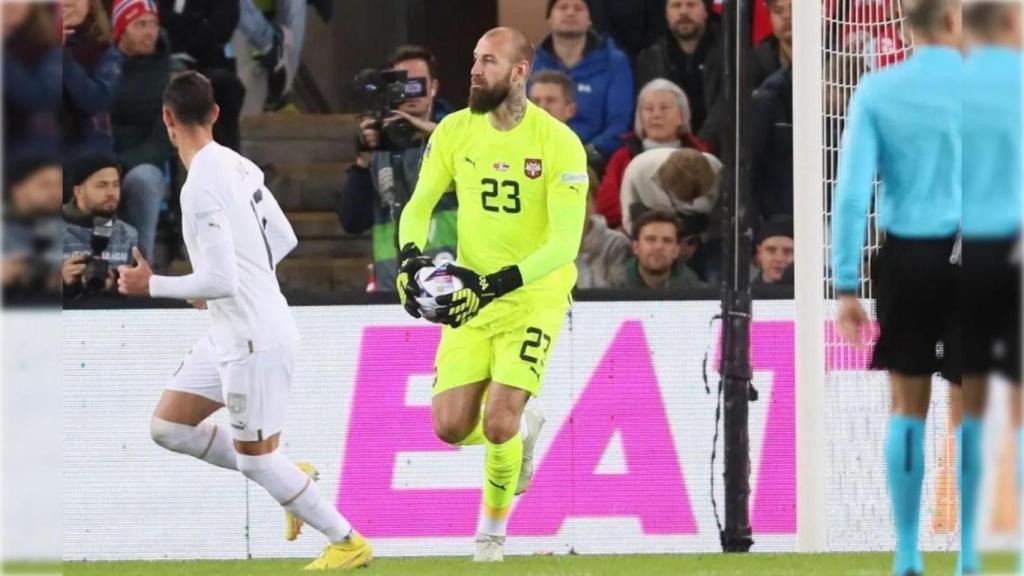 El portero de origen gallego Vanja Milinkovic-Savic.