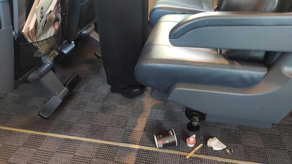 Imagen del asiento que ha compartido Lancho.