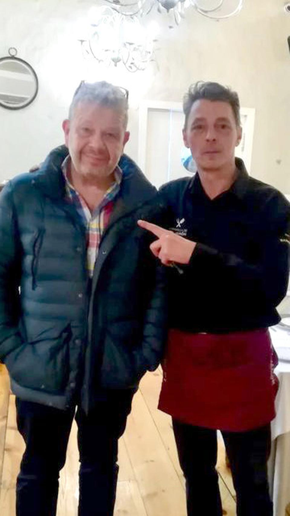 Chicote en un restaurante de Palencia