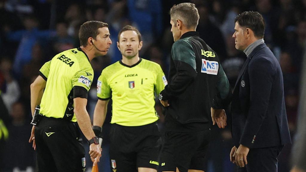 Árbitro del Napoles - Udinese.