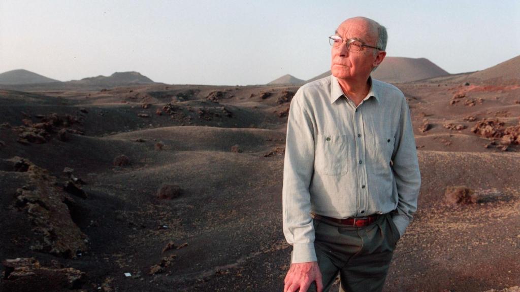 José Saramago en Lanzarote. Foto: Casa Museo José Saramago