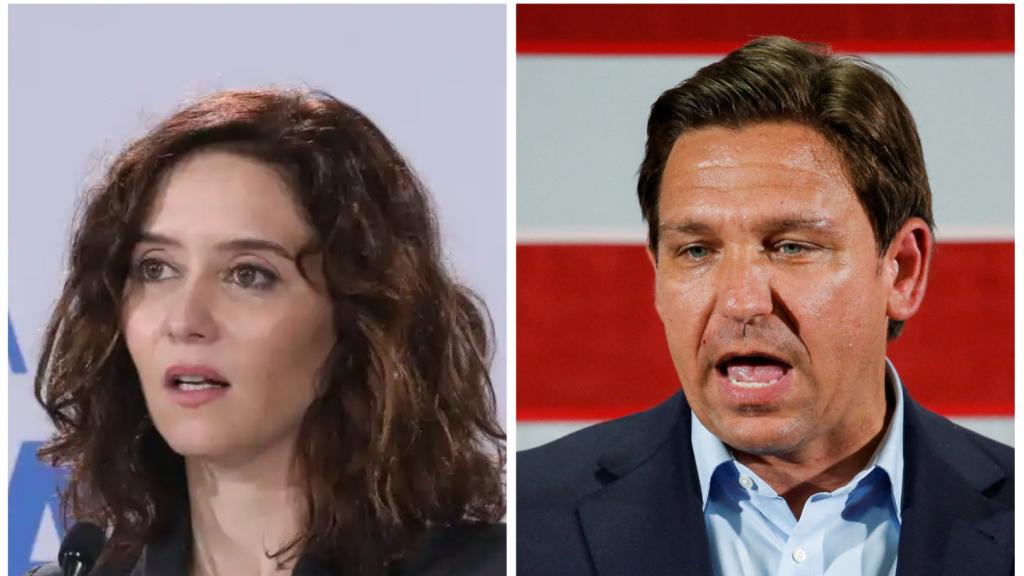 Tres parecidos y alguna diferencia entre Ron DeSantis, el 'Trump de Florida' y Díaz Ayuso