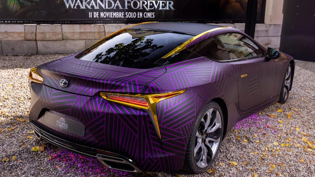 Lexus personaliza un LC para celebrar el estreno de ‘Black Panther: Wakanda Forever’