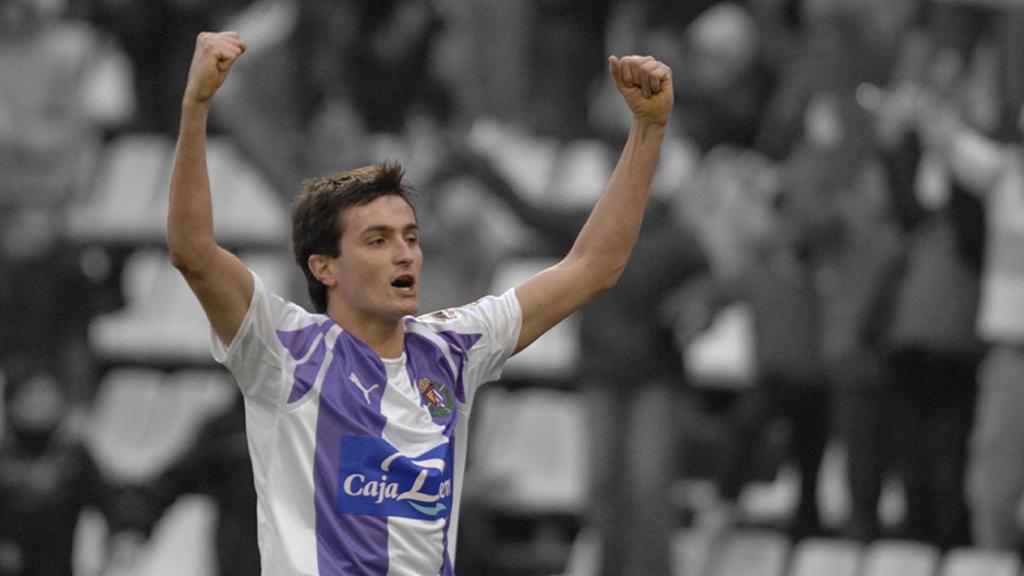 Llorente celebrando el tanto