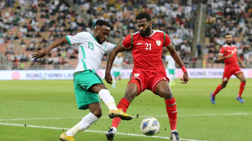 Fahad Al-Muwalad, en un partido con Arabia Saudí.