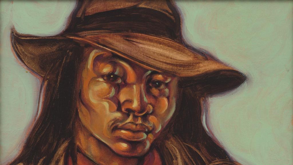 Martin Wong: 'Sin título, Autorretrato', h. 1974−1975. Cortesía The Martin Wong Foundation y P.P.O.W, Nueva York, y Galerie Buchholz.