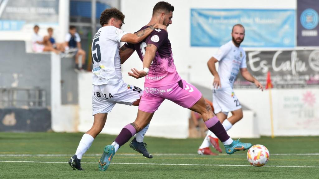 Fran Sol durante el partido de Copa del Rey contra la Peña Deportiva