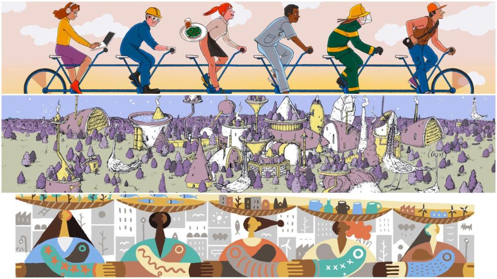 Tres murales se suman a la propuesta ‘Muros que unen’ en A Coruña