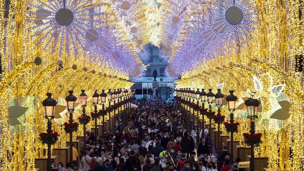 Luces Navidad calle Larios.