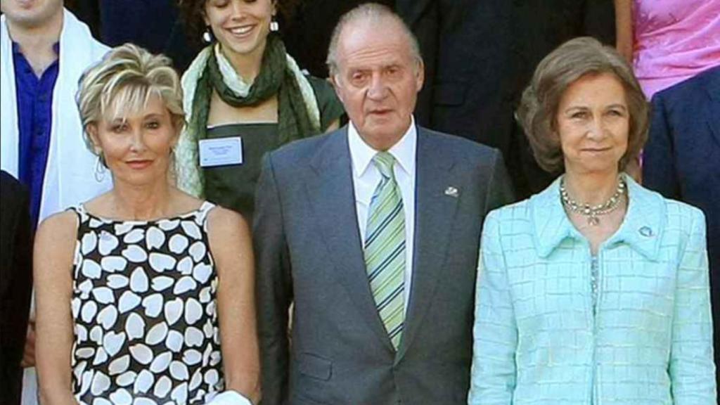 Los Reyes, en una recepción con Sol Bacharach.