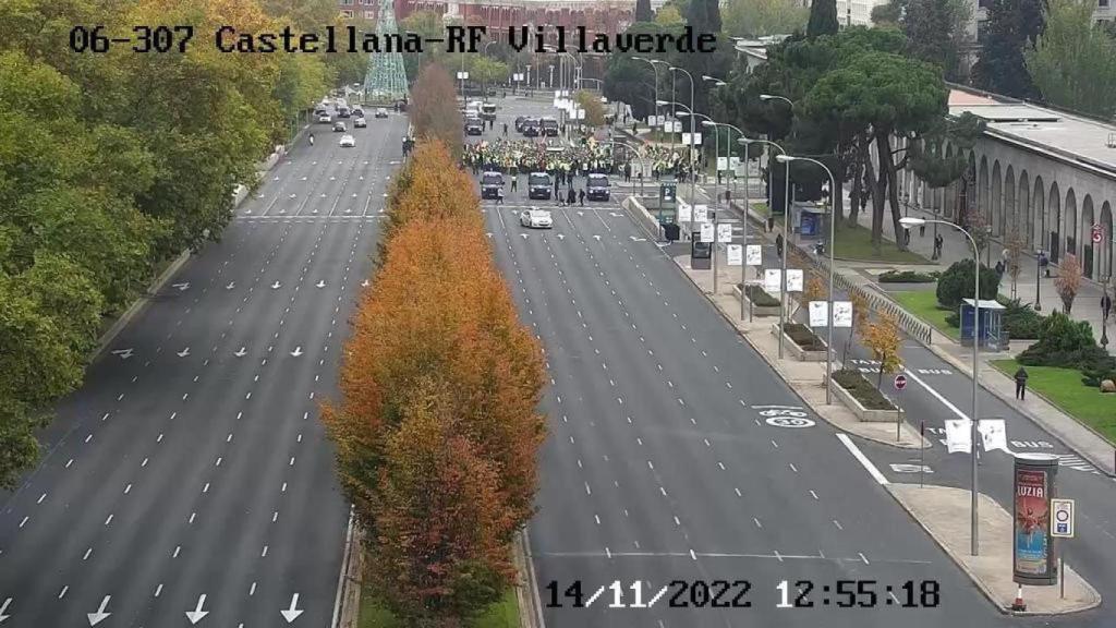Foto de las cámaras del Ayuntamiento en el Paseo de la Castellana.