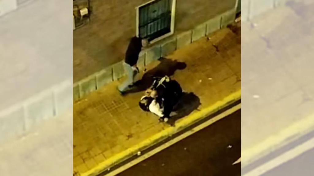 Captura de pantalla sacada del vídeo de la detención.
