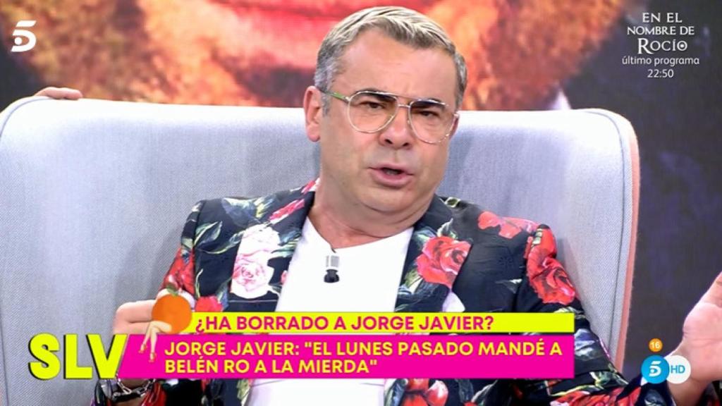 Jorge Javier Vázquez, sobre Belén Rodríguez.