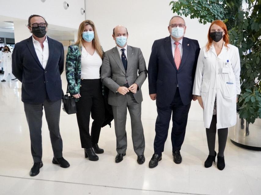 El consejero de Sanidad, Alejandro Vázquez, durante su asistencia a la toma de posesión de la nueva gerente del Hospital Río Hortega de Valladolid, Belen Cantón, este lunes.