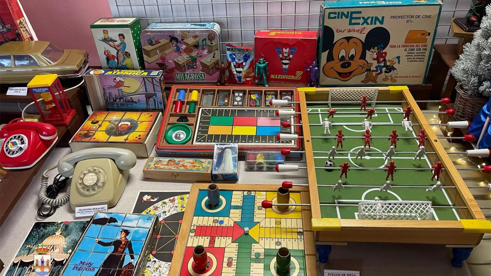 Exposición de juguetes de los años 60,70 y 80