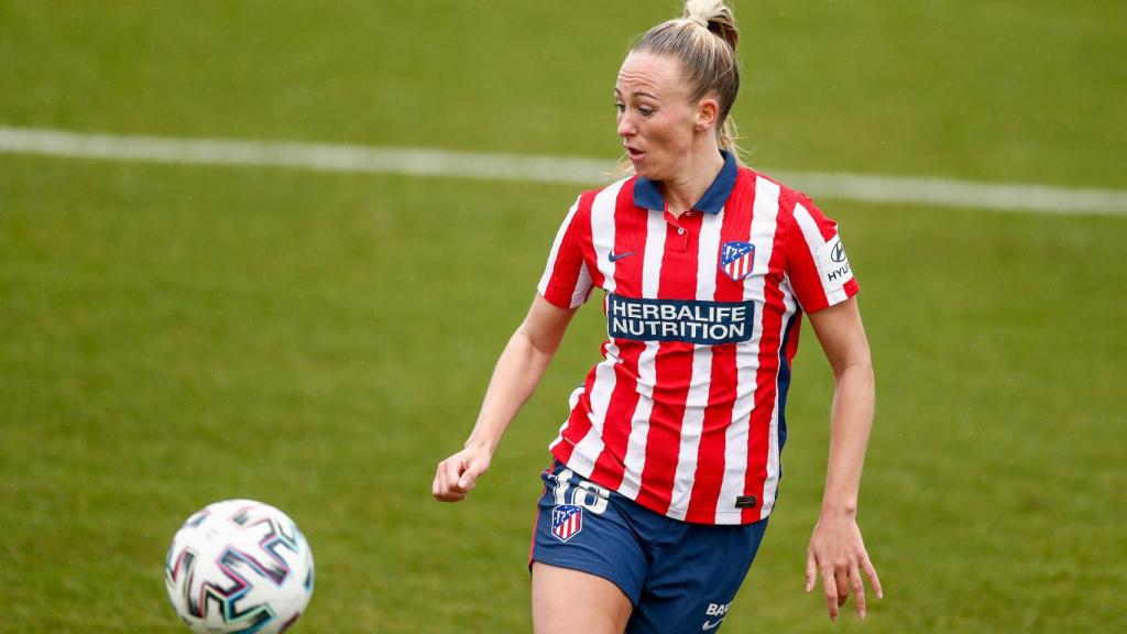 Tonni Duggan, durante su etapa en el Atlético de Madrid.