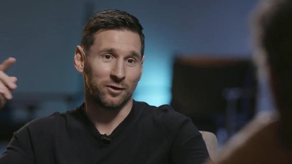 Leo Messi, en el programa Universo Valdano