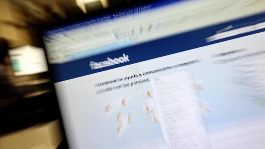 Imagen de archivo de la página de inicio de la red social Facebook.