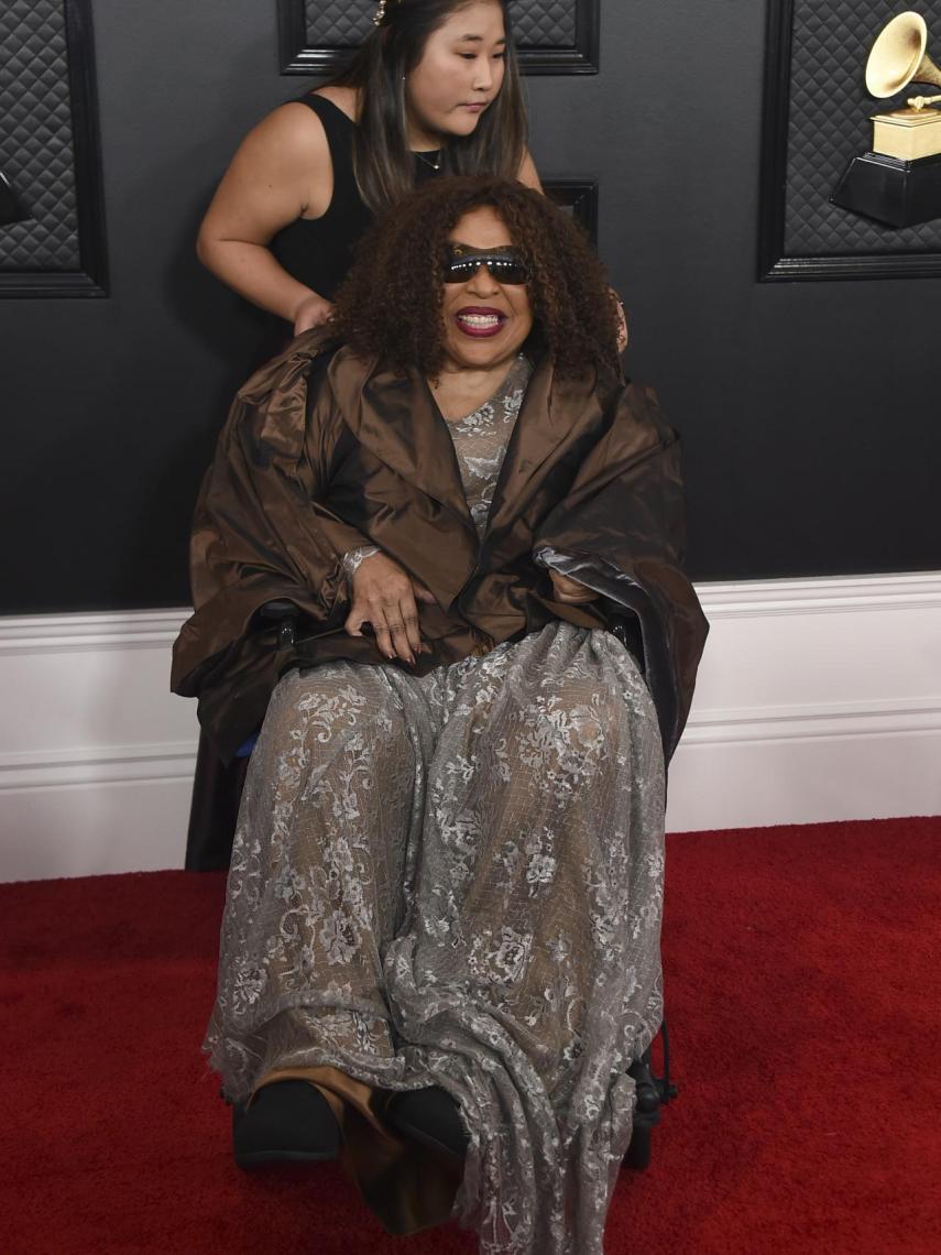 La cantante en los Grammy.