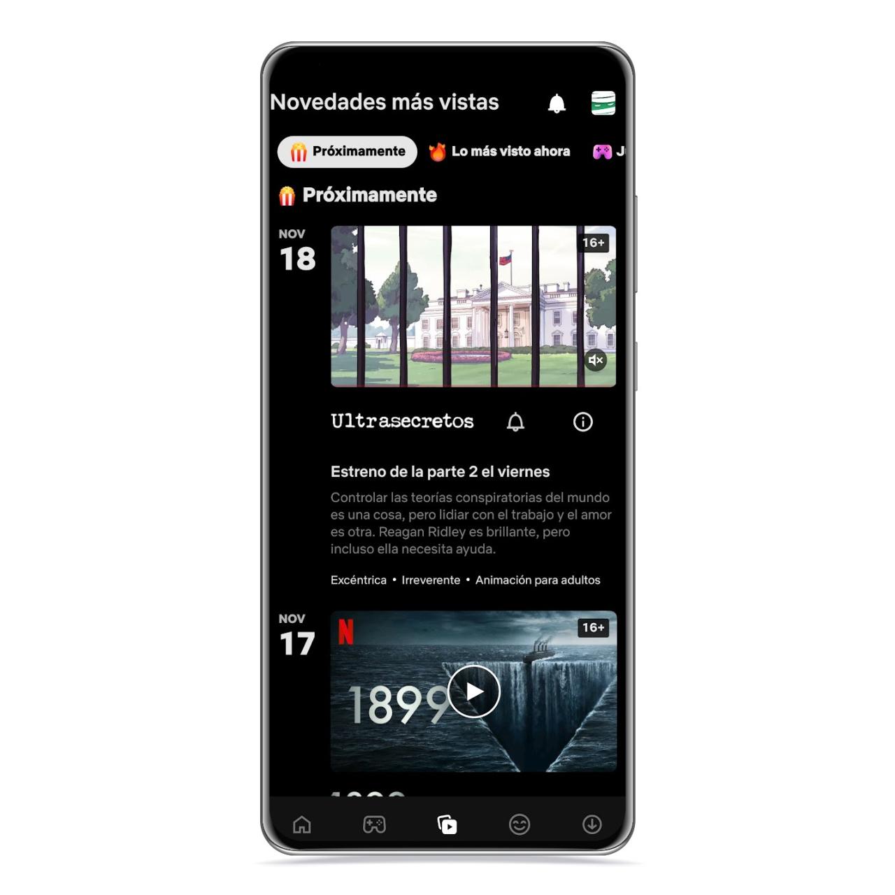 Novedades en Netflix