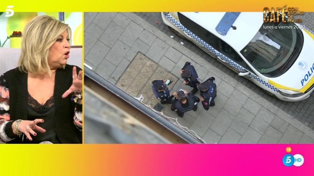 La Policía acude al domicilio de Belén Rodríguez ante el 'acoso' de 'Sálvame'.