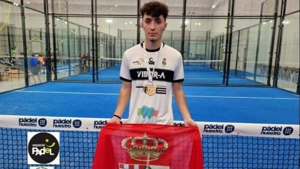 El ganador de la medalla de bronce en el Campeonato de Castilla y León de Menores
