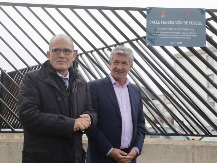 La calle Federación de Fútbol ya luce en Arroyo de la Encomienda.