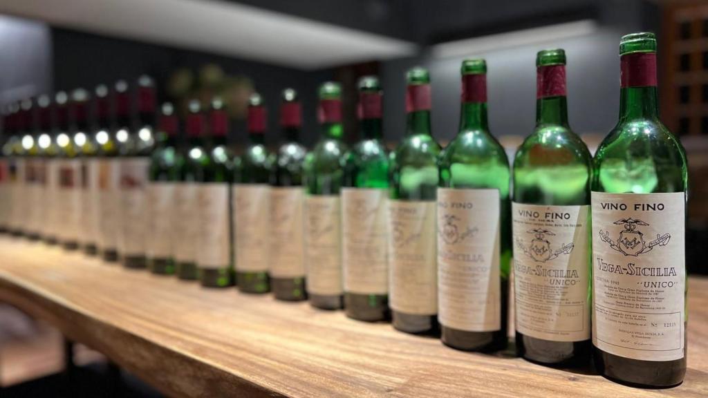 Distintas añadas de Único