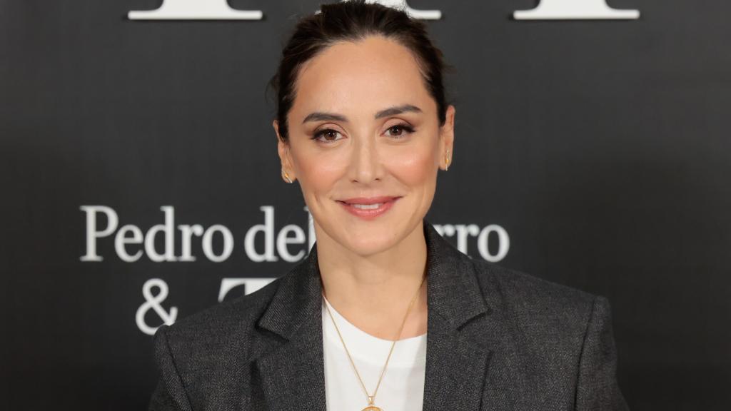 Tamara Falcó en la presentación de su propuesta otoño-invierno para Pedro del Hierro.