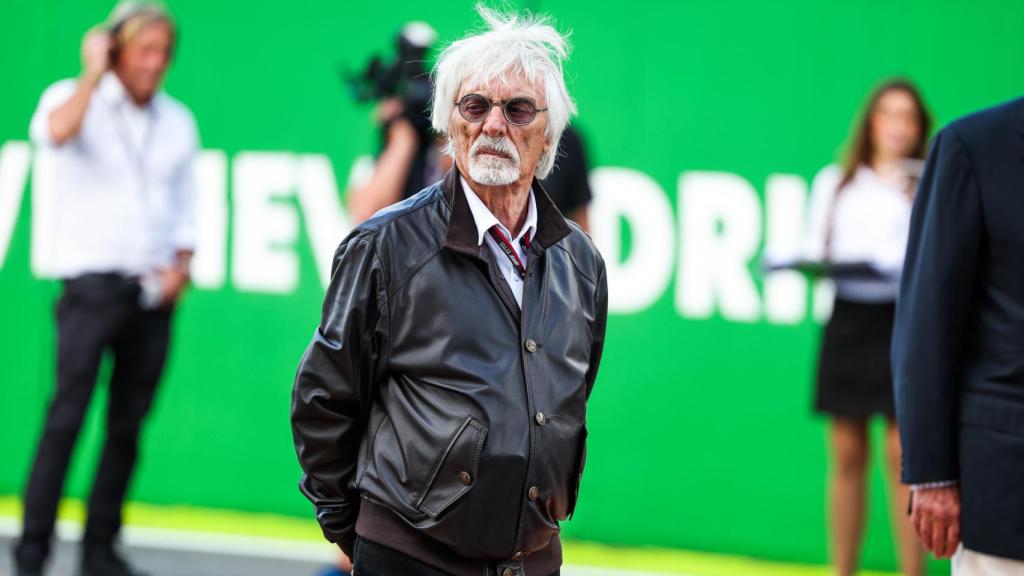 Bernie Ecclestone durante el Gran Premio de Brasil