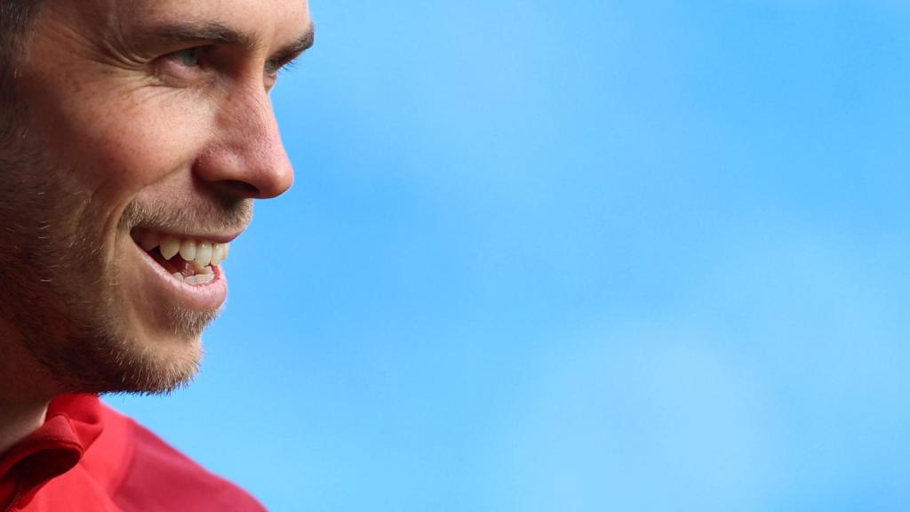 Gareth Bale, con la selección de Gales