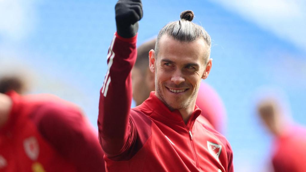 Gareth Bale, con la selección de Gales