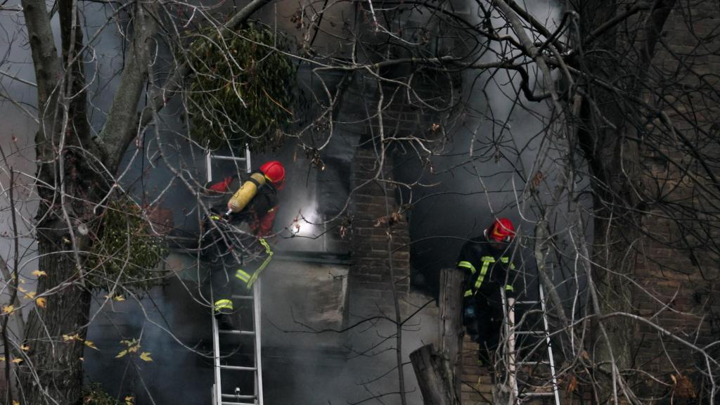 Explosiones en Kiev.