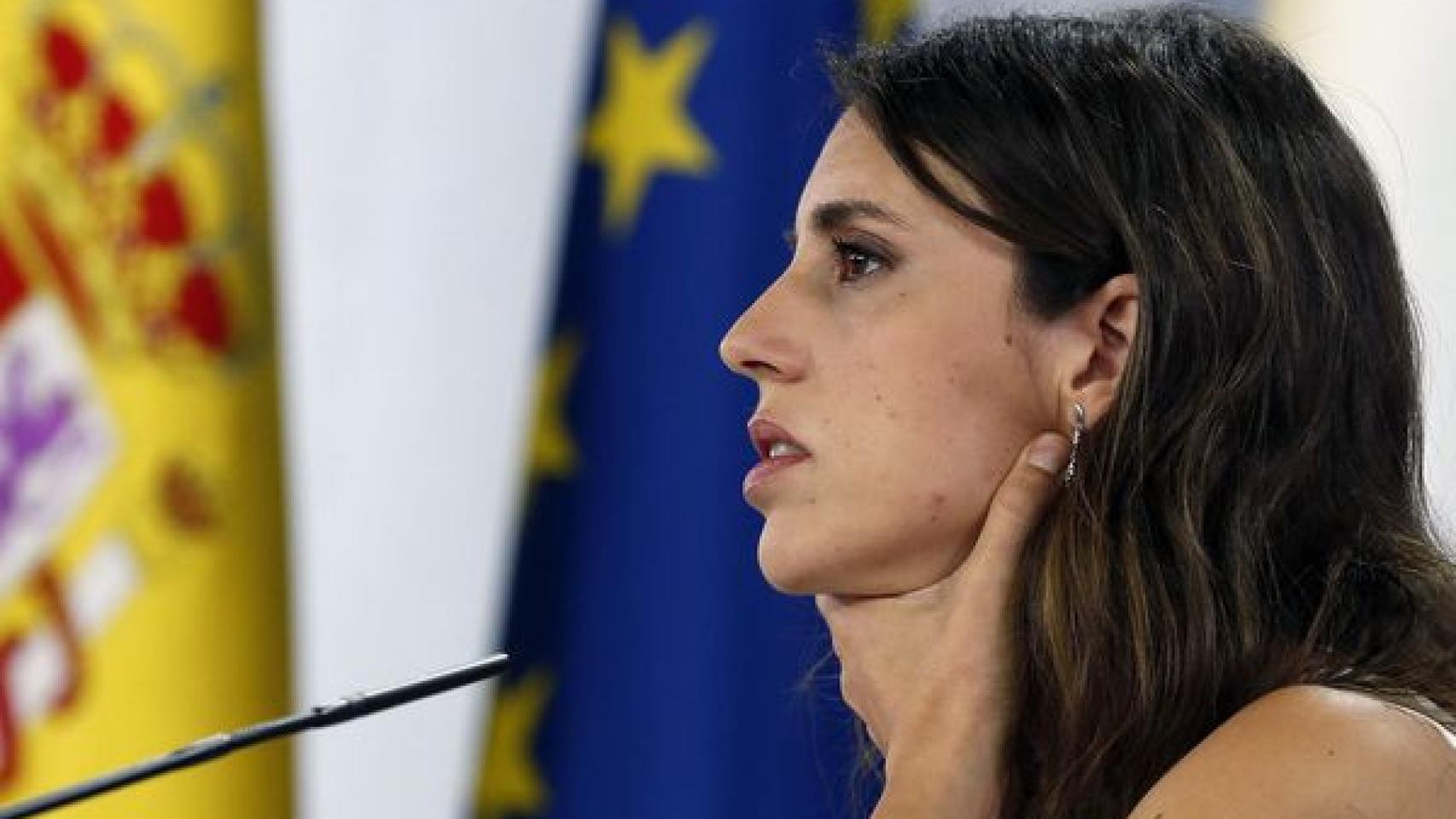 La ministra de Igualdad, Irene Montero.