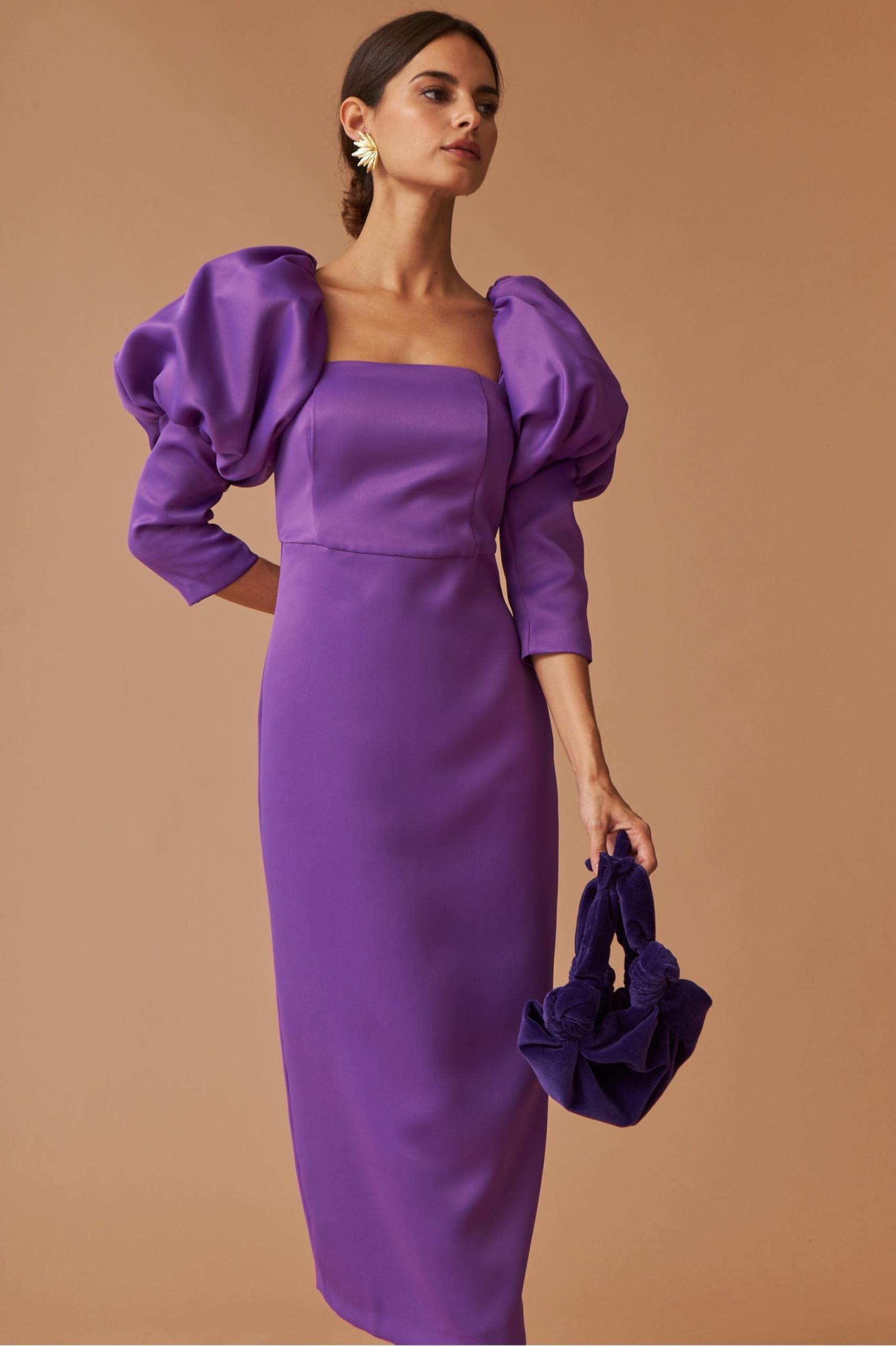 Vestido Rosetta Morado Coosy