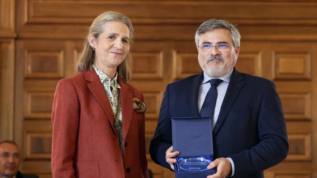 La infanta Elena junto a Javier de Antonio. Foto: Óscar Huertas.