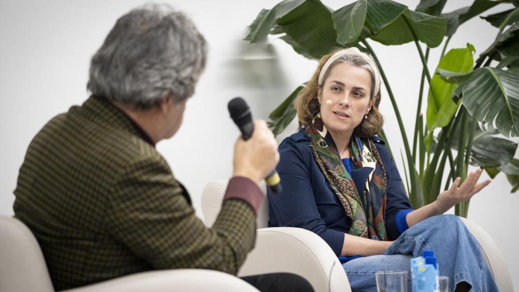 Sara Mesa en 'Los martes de El Cultural', en el Círculo de Bellas Artes de Madrid