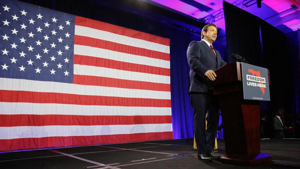 Ron DeSantis. gobernador de Florida y estrella emergente del Partido Republicano.