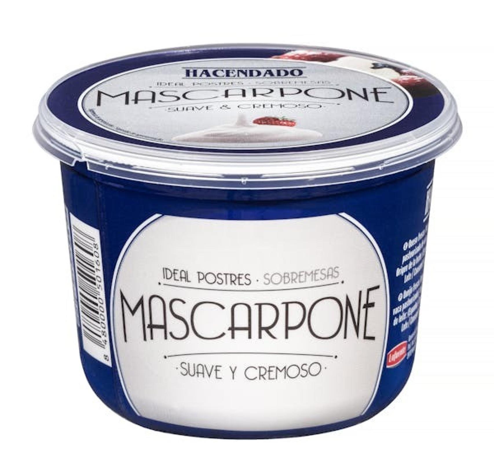 Tarrina grande del Queso Mascarpone de Mercadona.