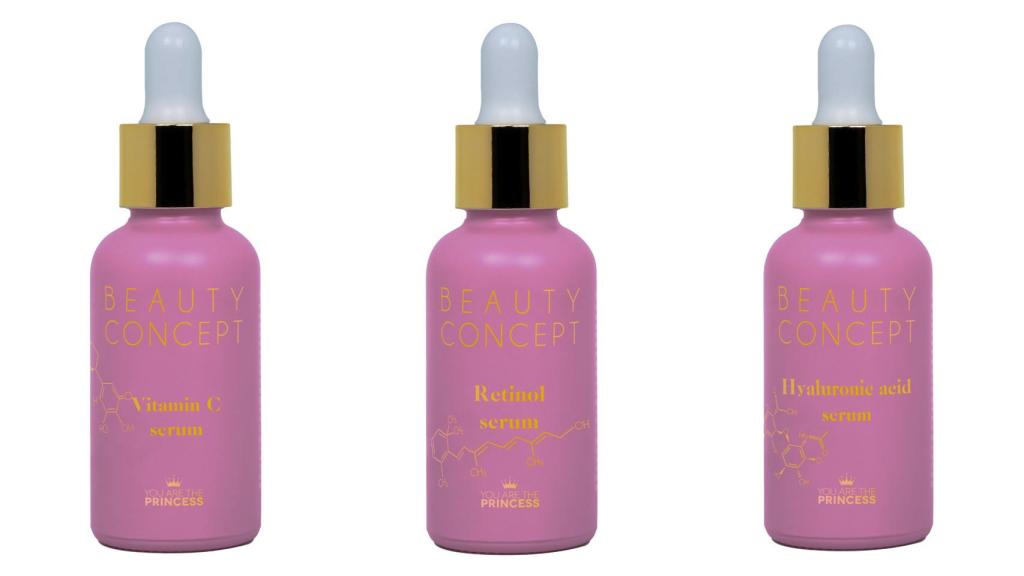 Tres de los sérums de 'You are the princess'.