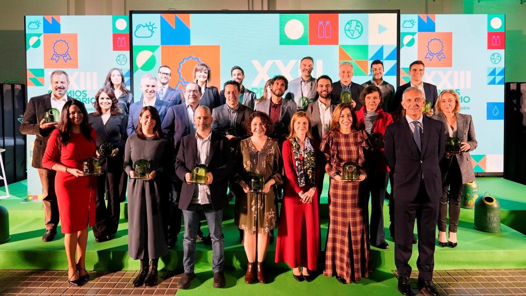 Todos los galardonados este año con los premios Ecovidrio.