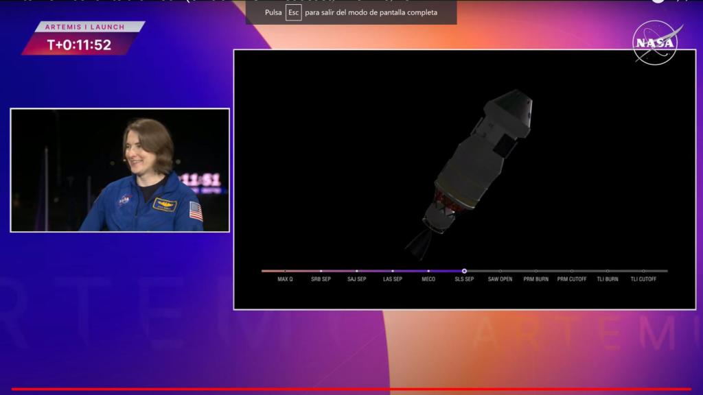 Orion en la órbita terrestre